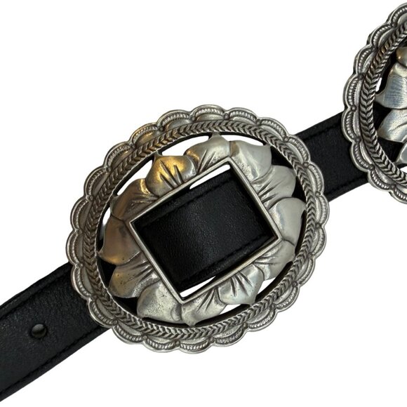 Brighton Vintage Sunflower Concho Belt with Genuine Leather Size Small - Picture 6 of 12